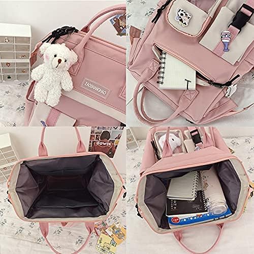 Miniatura 7 de GGOOB Kawaii Backpack with Kawaii Pin and Accessories Backpack Cute Aesthetic Backpack Cute Kawaii Backpack for School