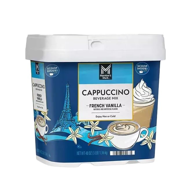 French Vanilla Cappuccino Mix, Gourmet Coffee Beverage, 48 Ounce ...