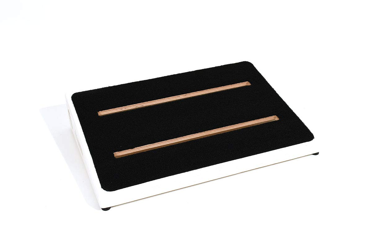 Ruach Arctic Hardwood Pedalboard i torba do przenoszenia, rozmiar 2,5
