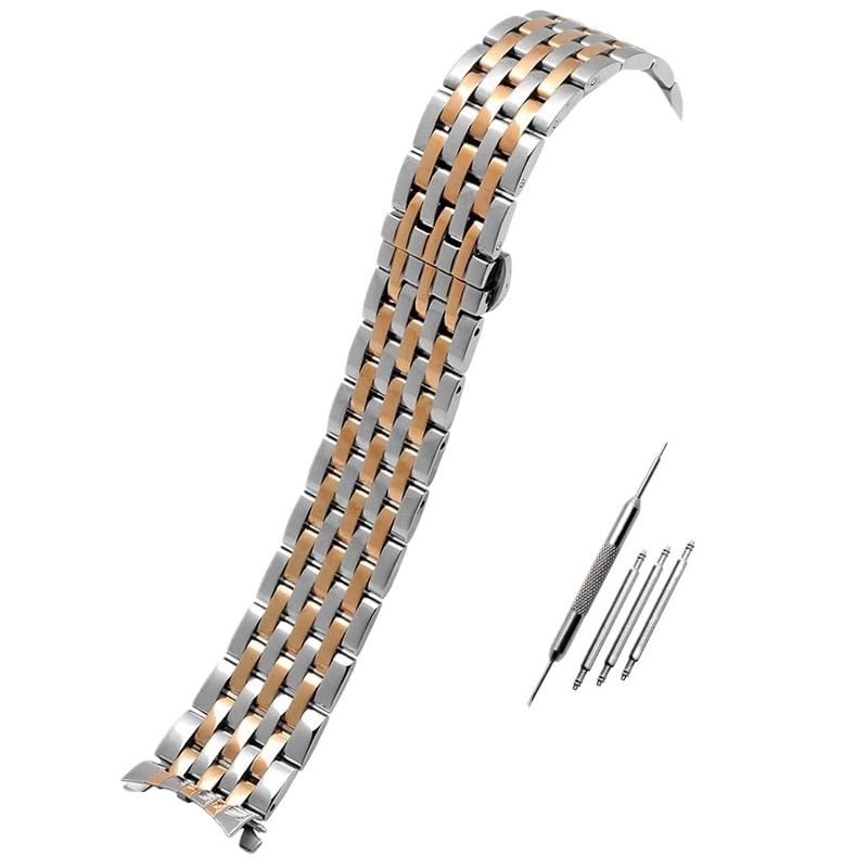Bracelet de montre acier inoxydable universel 18MM 20MM 22MM à bout incurvé