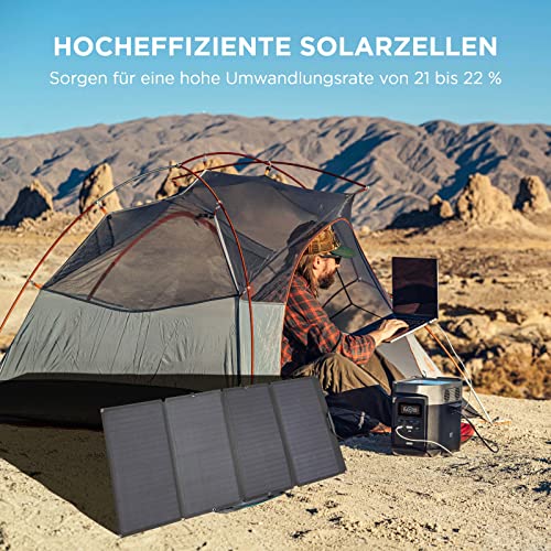 Mobile Solaranlage EcoFlow 160W Solarpanel für Delta und RIVER Powerstation