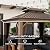 Outsunny 10' x 12' Hardtop Gazebo with Curtains and Netting, Permanent Pavilion Metal Double Roof Gazebo Canopy with Aluminum Frame and Hooks, for Garden, Patio, Backyard, Dark Brown