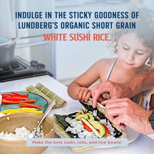 Image of Lundberg Rice Variety 3-Pack - White Basmati, Jasmine, and California Sushi Grains, Regenerative Organic Certified, 32 Oz Ea