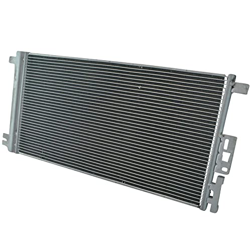 Image of TRQ A /C Condenser and Receiver Drier Assembly with Mounting Hardware Compatible with 2005-2010 Chevrolet Cobalt 2007-2010 Pontiac G5 2005-2006 Pontiac Pursuit 2003-2007 Saturn Ion 2.2L 2.4L