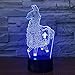 Produktbild Yangll Alpaka Lama 3D LED Schreibtischlampe Modellierung Nachtlicht USB Ladung Baby Stimmung Touch-Taste Kinder Schlafzimmer Beleuchtung Für Wohnkultur Geschenk