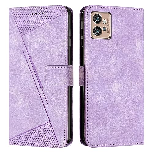 Protection Moto G32 anti-chute avec dragonne de sécurité violette