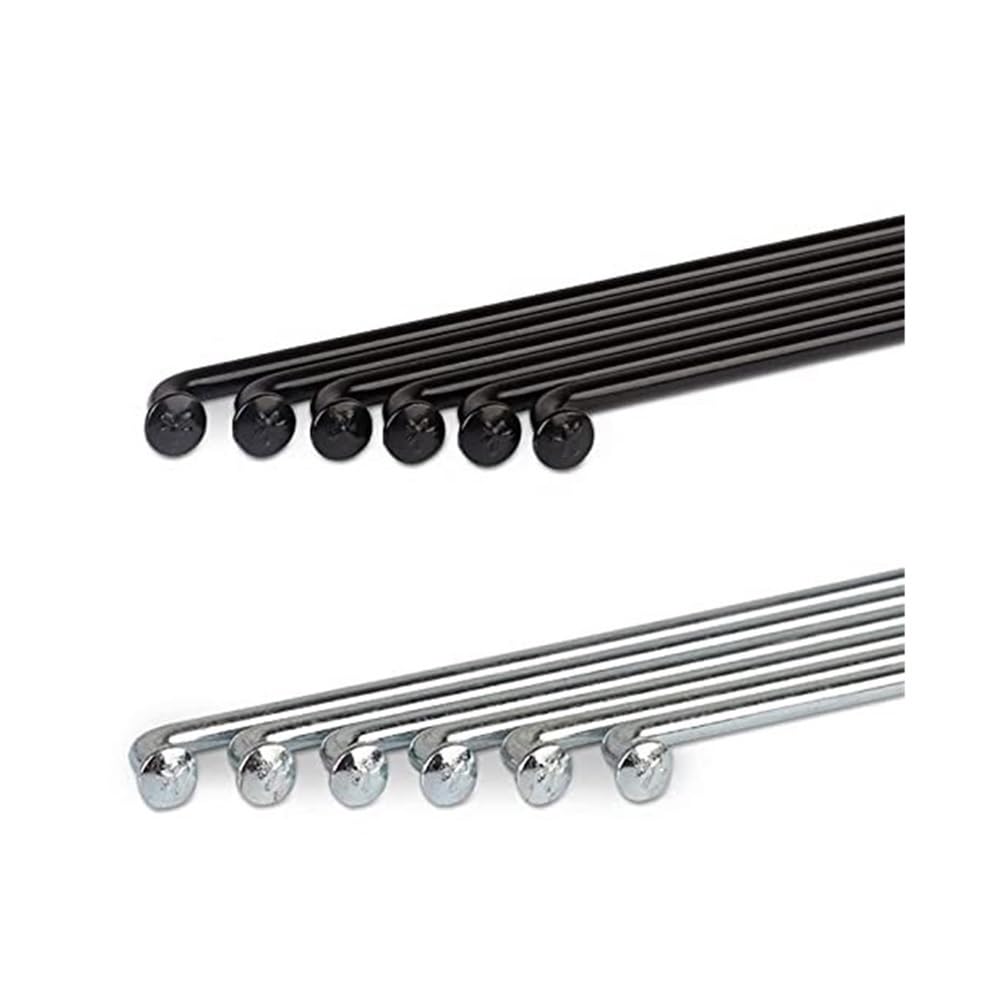 VONCYKI Spokes For Bikes E-Bike Bicycle 13G/12G High-Carbon Steel Spokes And Nipples/78/134/191/197/216/222/224/207/270 Mm Bike Spokes(Silver 12G 207mm)