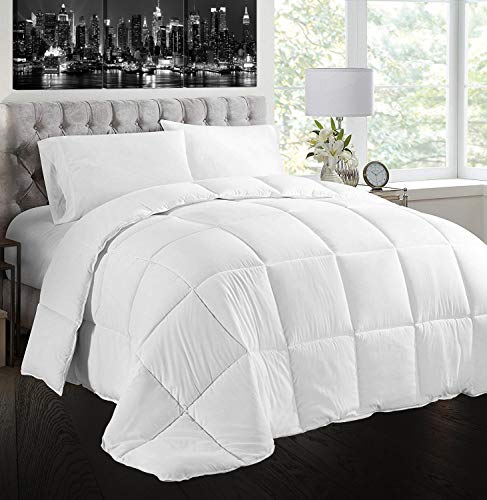 Creative Living Solutions Classic White Goose Feather Down Comforter (Queen)