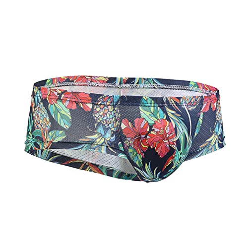 Wilitto Sous-vêtements sexy pour homme - Imprimé érable - Taille mi-basse - Respirant - Legging - Mini string - Gay - Taille XL 1 Cover