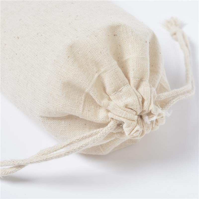 Geschenkbeutel 10/20 Stück Baumwolltaschen mit Kordelzug, Geschenkverpackungsbeutel, for Organisieren von Lebensmittelsäcken in verschiedenen Größen(20 pcs,20x30cm)