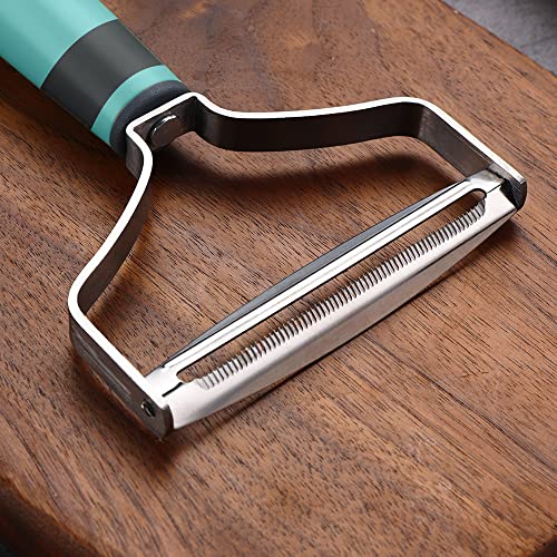 Vandhome Cabbage Peeler Multifunctional Fruit Vegetable Peeler For Cabbage Carrot Potato, Kitchen Gadgets Vegetable Slicer With Stainless Steel Blades, Non-Slip Plastic Handle (Blue) #TOP6