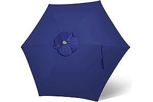 Blissun 7.5 ft Patio Umbrella Replacement Canopy