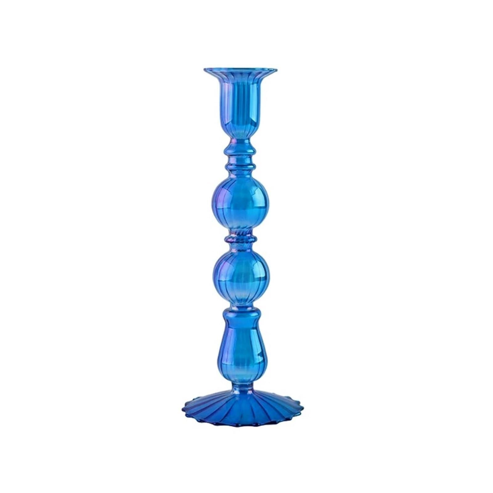 Candle Holders Retro Candlesticks Taper Candle Holders Tall Decoration Party Glass Vase Home Decor Wedding(Color C,STYLE3)