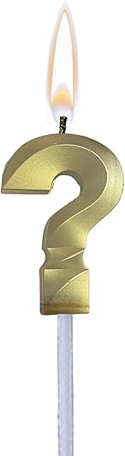 Miniatura 2 de Vela de feliz cumpleaños número 3D con número 3D de feliz cumpleaños, signo de interrogación, decoración de pastel para pasteles de cumpleaños, baby