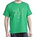 CafePress T-Shirt Koffein-Molekül 100 % Baumwolle Gr. M, kelly green