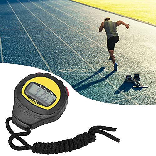 Chronomètre Sportif, minuteur de ménage Multifonctionnel Portable Portable numérique Fitness Sport Stop Watch Time Tracker pour l'exercice à Usage Domestique – Image 4