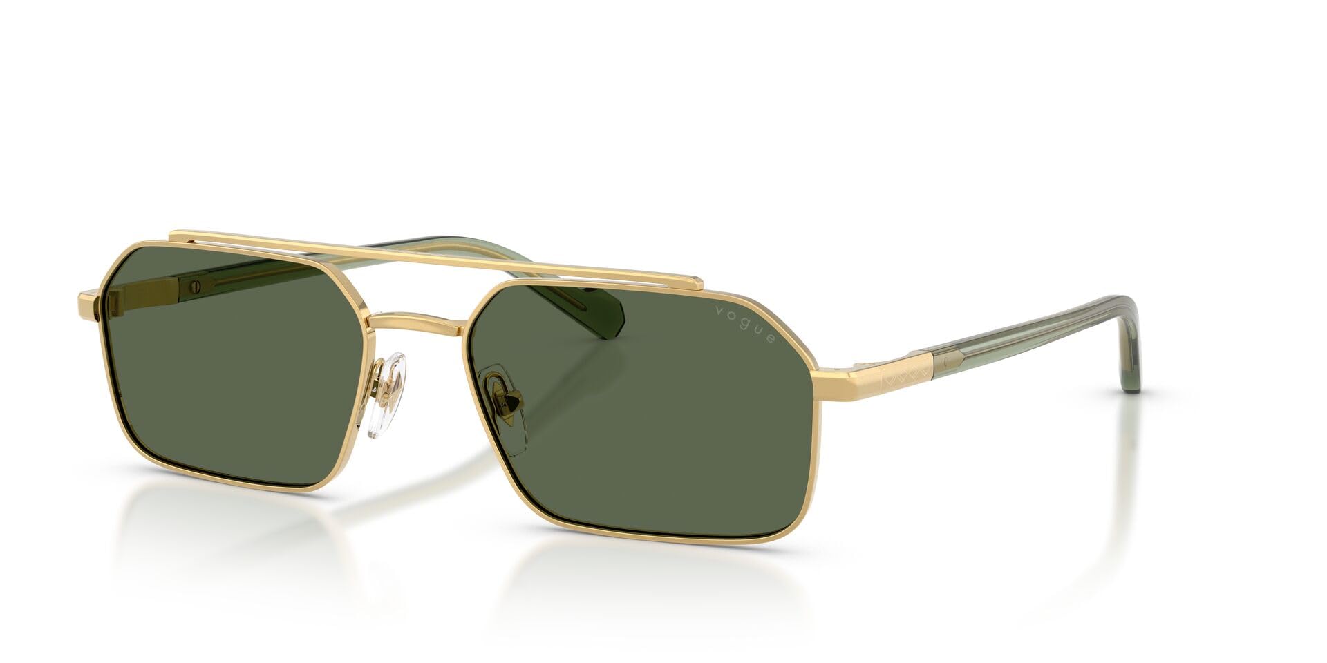 vogue eyewear Men UV Protected Green Lens Irregular Sunglasses - 0VO4356S280/7157-picture-34