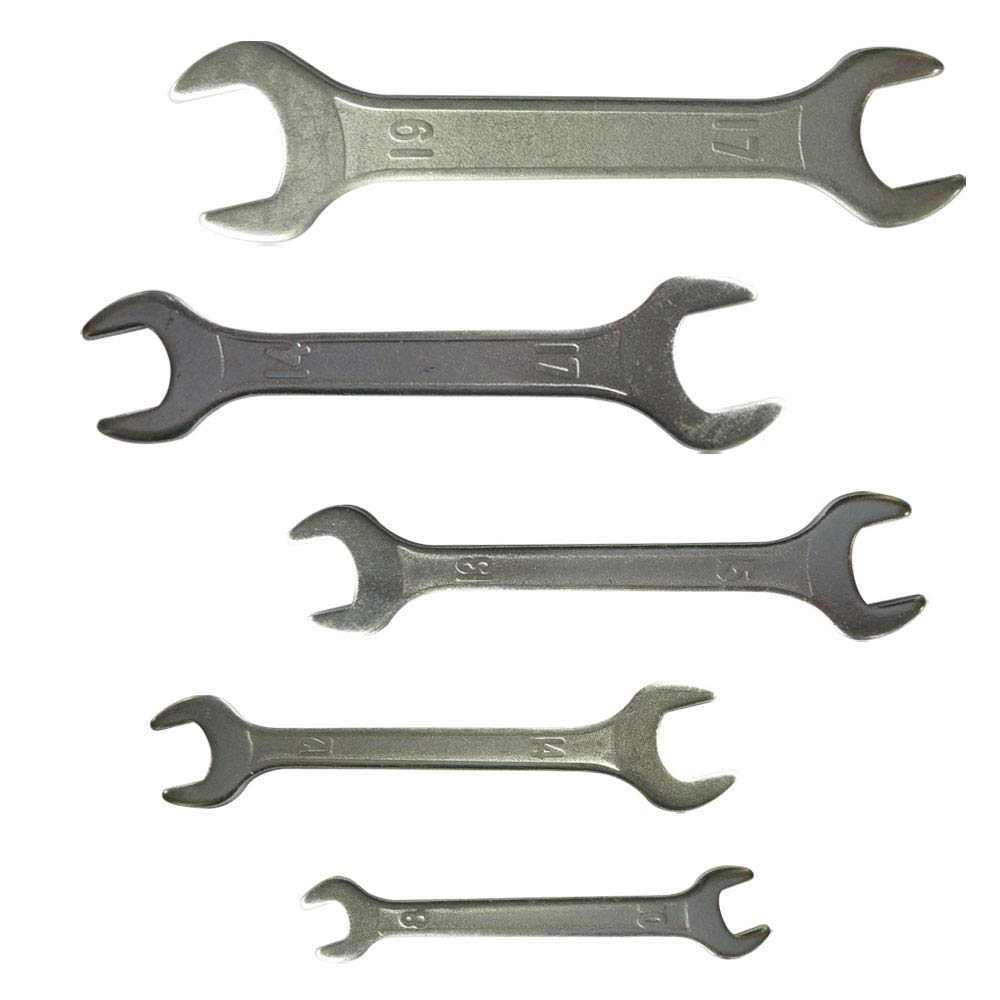 5 pcs 3mm Thin Double Ended 8 mm thru 19mm Cone Wrench Bicycle Tool Kit Spanner Bike Cycling Multi Set