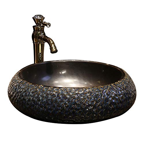 Lavabo antiguo para lavandería y baño que evita salpicaduras 2