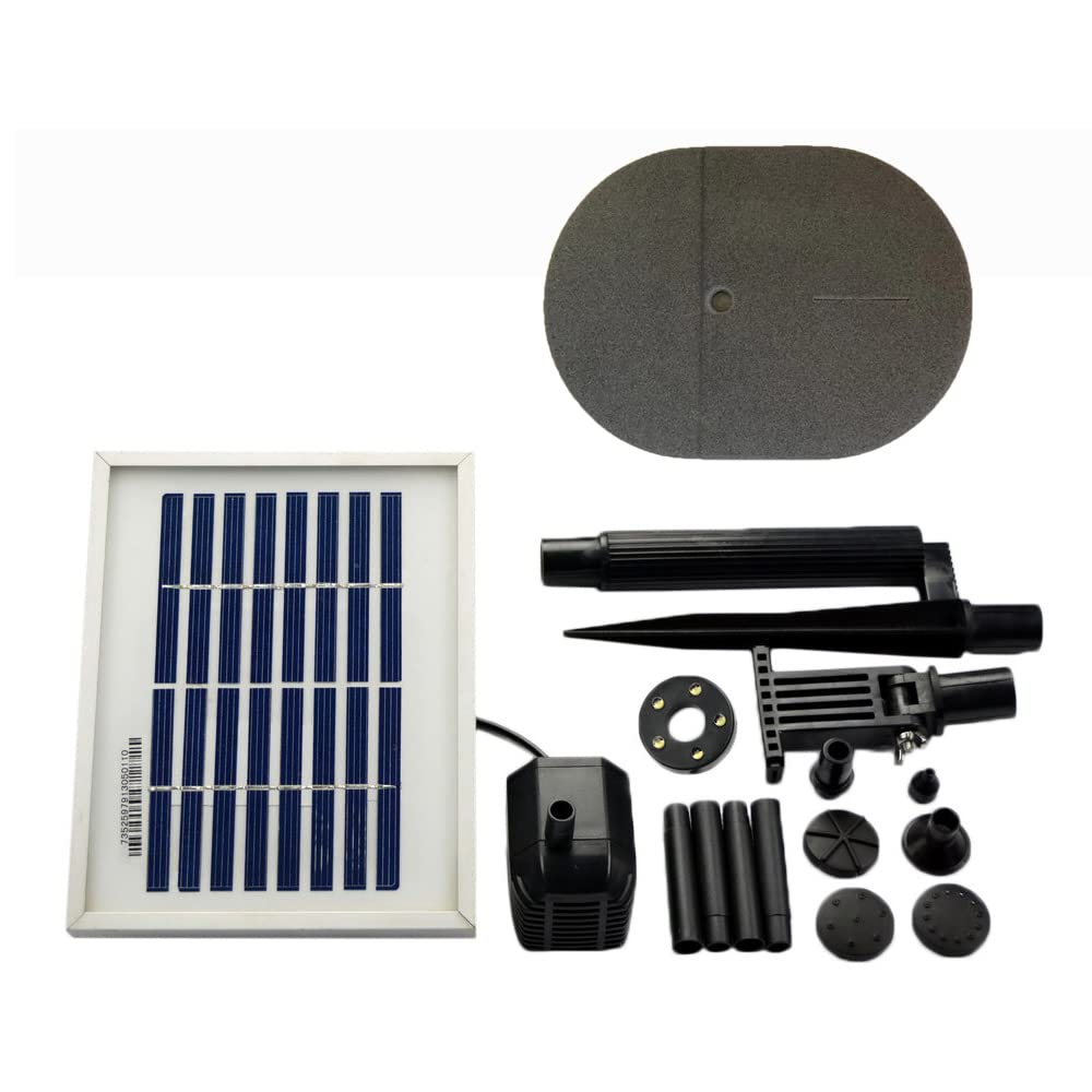 1.6W Battery/Timer LED : ASC Solar Water Pump Kit for Fountain Pool and Pond (1.6W Battery/Timer LED)-image-44