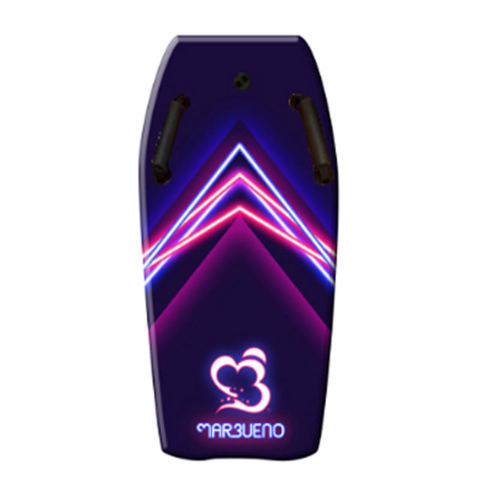 Marbueno Tabla de Surf EPS con Asas Diseño Triángulos 84 cm Retráctil Piscina y Playa