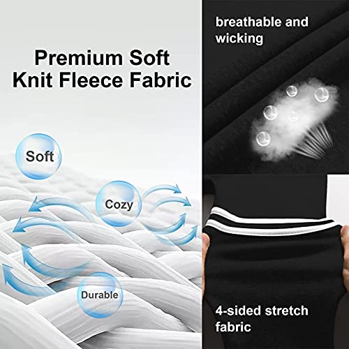 Chrisuno Men's Soft Fleece Fashion Hooded Sweatshirt Zip Up Sports Sweater Hoodie Jacket4