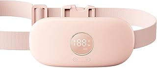 GAIATOP Portable Heating Pad, 5000mAh Battery Operated Heating Pads for Cramps with 3 Heat Levels and 6 Massage Modes, Cordless Heating Pad for Back Pain, Menstrual Heat Pad for Women and Girl (Pink)