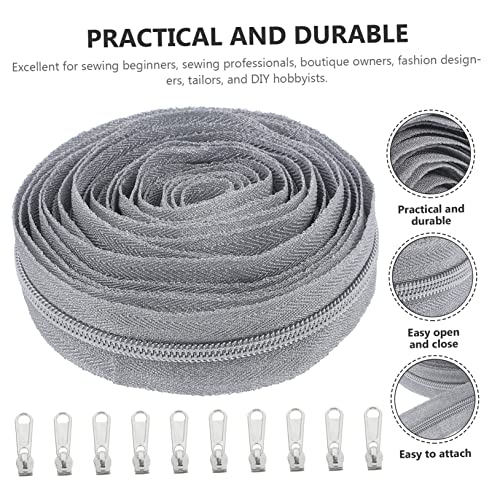 MAGICLULU 1 Conjunto De Zíper De Náilon Para Jaquetas Substituição De Zíper Doméstico Zíper De Separ