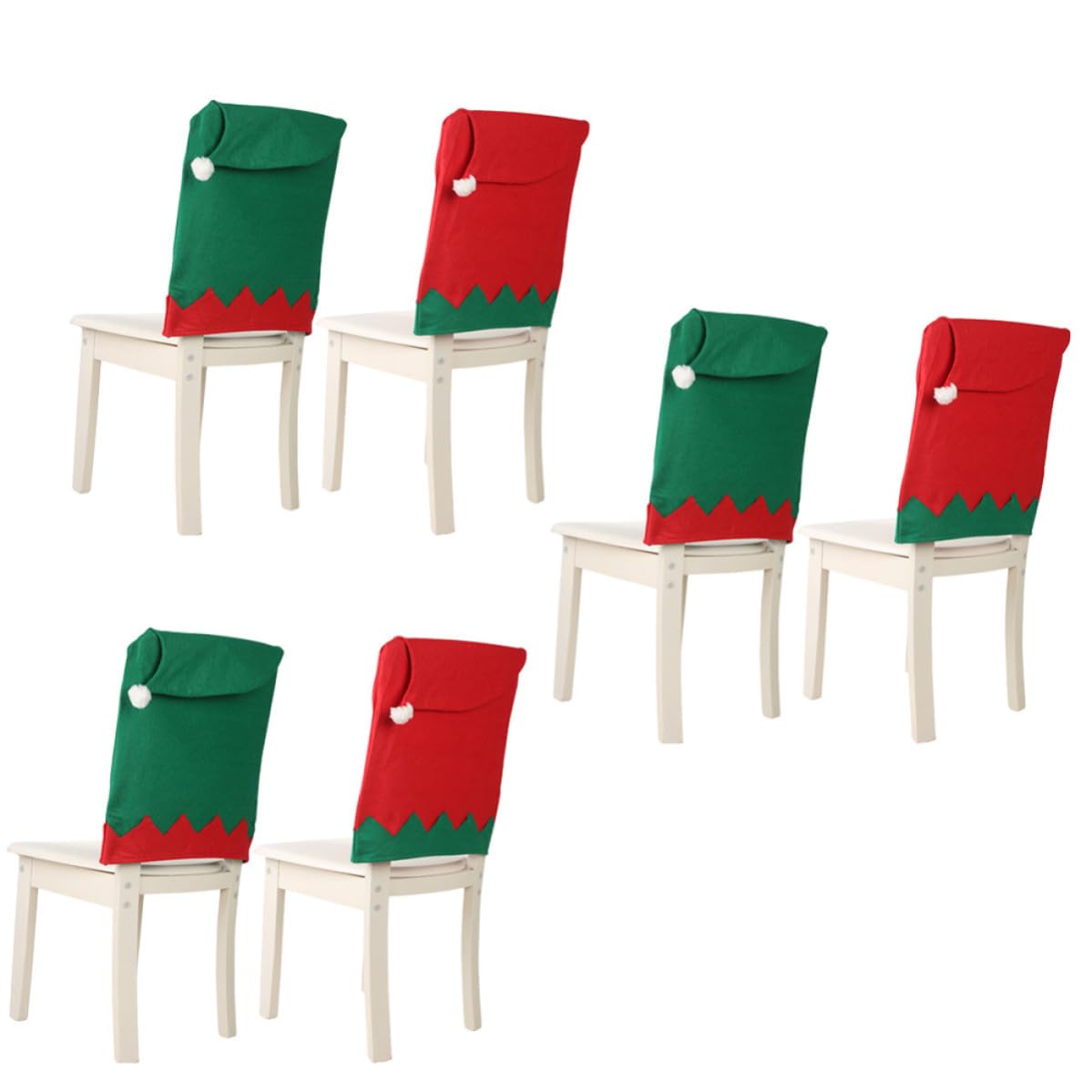 Housses de chaise de Noël résistantes aux plis et faciles à laver