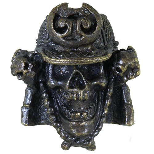 Jig Pro Shop Andeddo Samurai Paracord/Lanyard Bead in Brass w/Black Patina by Covenant Everyday Gear
