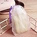 Leadigol 10PCS Face Cleansing Foaming Nets, Mesh Soap Pouch, Bubble Foam Double Layer Net Soap Sack Saver Pouch, White Pouch with Drawstring, Drawstring Holder Bags