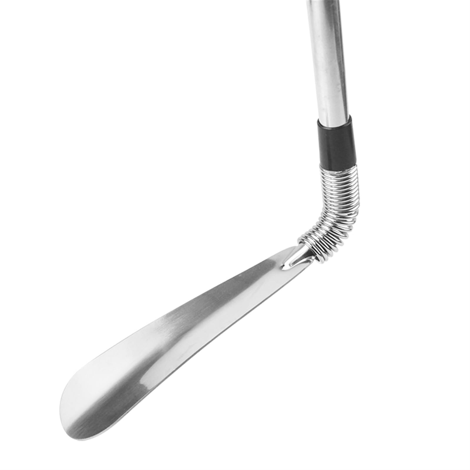 Calzador de Acero Inoxidable con Mango Largo, Duradero y Resistente, cucharas auxiliares for Zapatos Perezosos, fácil de Usar, for Hombres, Mujeres, niños, Viajes