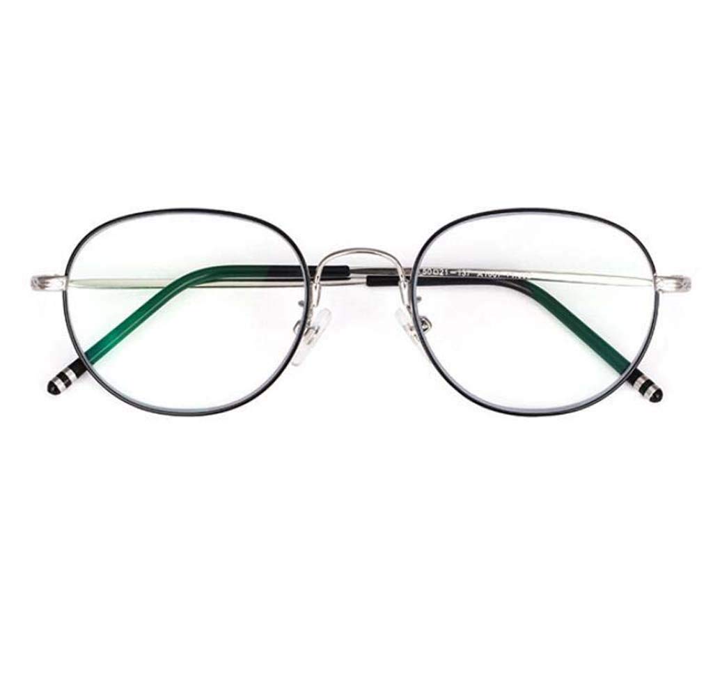 GPWDSN Reading Glasses, Blue Light Blocking Glasses - Multifocal Lens - Memory Metal Frame, Can Be Bent Freely,Black,+2.5,Reading Glasses Women