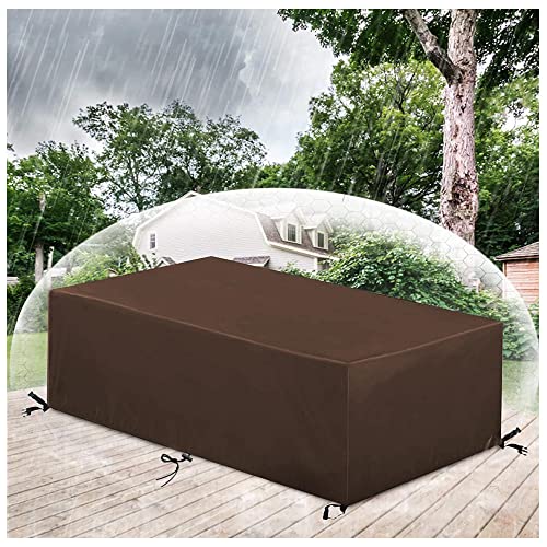 Housse de table de jardin haut de gamme 420D résistante aux UV 260cm - 4