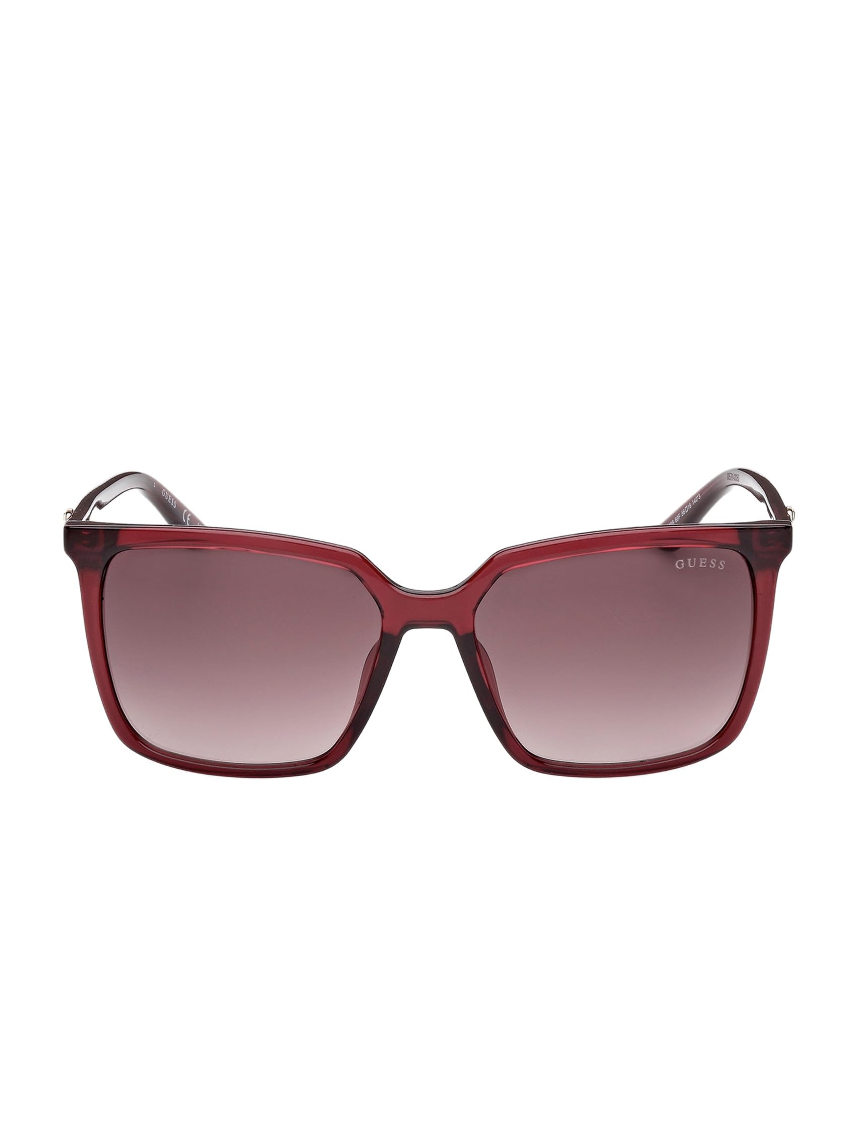 Guess Brown Woman Gu00258 69F Sunglasses Injected Bordeaux Squared Normal