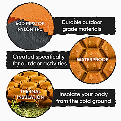 POWERLIX Sleeping Pad Ultralight Inflatable Sleeping Mat, Ultimate