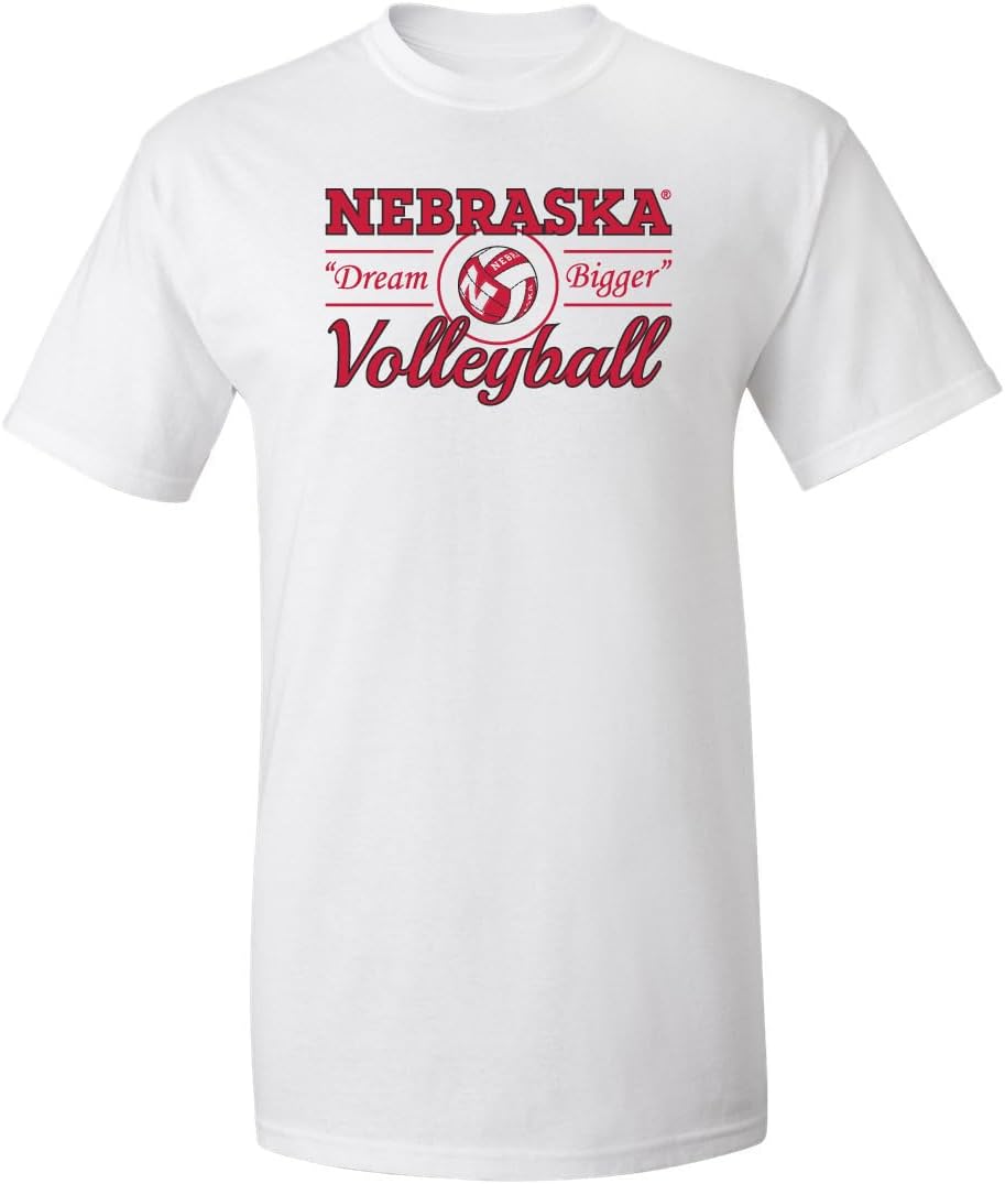 CornBorn Nebraska Cornhuskers Volleyball Tshirt - Dream Bigger Shirt