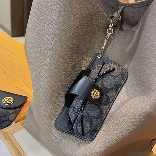 Image of kytasryl Soft Leather Sunglasses Bag,Travel Sunglass Holder Eyeglass Case Portable Slim Sunglasses Pouch