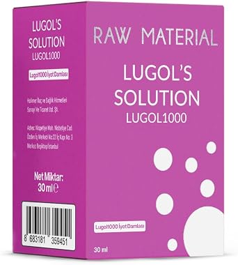 Raw Material Lugol Solution 1000 Iodine Drops 30 ml