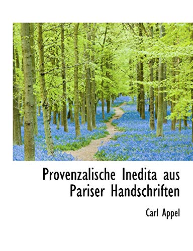 Preisvergleich Produktbild Provenzalische Inedita Aus Pariser Handschriften