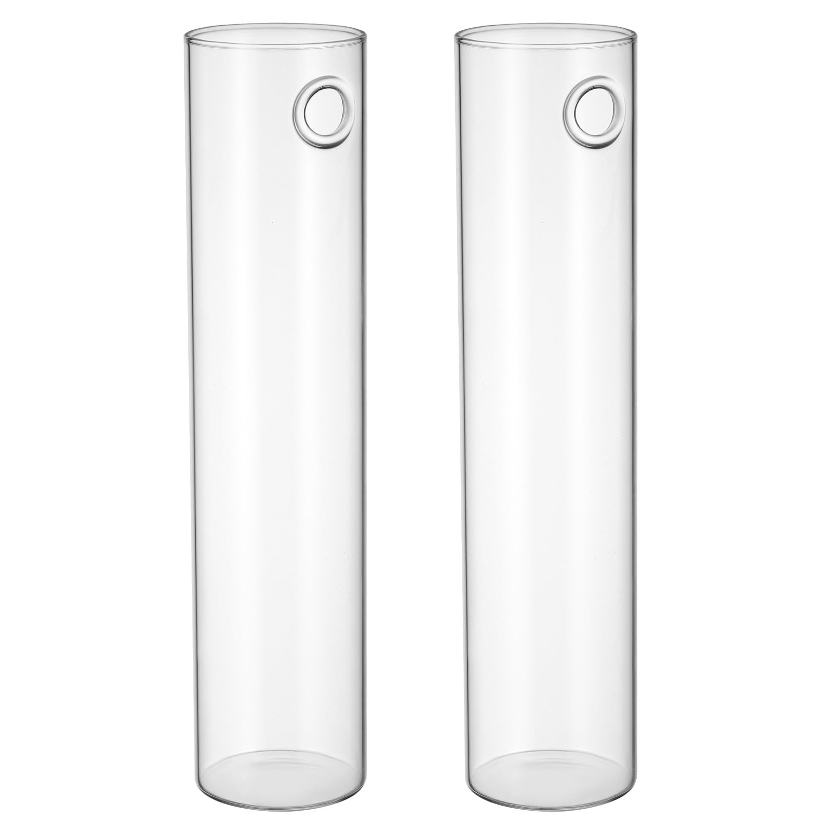 Vases muraux en verre gain de place pour propagation et decoration facile a nettoyer