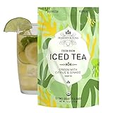 Harney & Sons Organic Green with Citrus & Gingko Fresh Brew Iced Tea | 15ct, Brews up to 30 quarts of Iced Tea