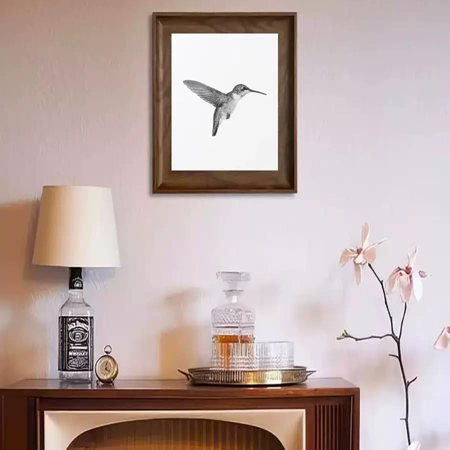 Hummingbird Bedroom Background Wall Decorative Wall Art Hotel Painting Entryway Study Frameless Posters no Frames Bird 03