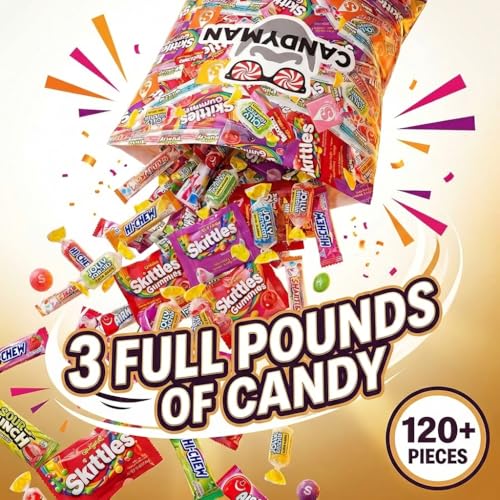 Candyman Candy Variety Pack, 1 lb, Individually Wrapped Bulk Candy - image 4