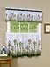 Achim Home Furnishings Home Sweet Home Tier and Valance Set, 58-Inch by 36-Inch, Multi