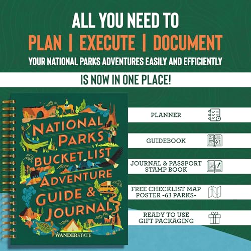 Image of National Parks Bucket List Adventure Guide & Journal: Your Way to Explore America's National Parks & Document Your Adventures for a Lifetime! (Planner, Travel Guide, Journal, Passport Book)