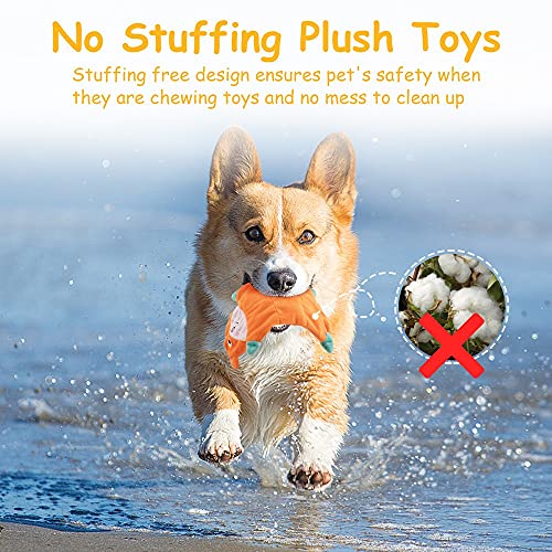 No Stuffing Dog Toys - 5 Pack Squeaky Dog Toys Plush Set for Puppy Teething,Durable Chew Toys for Small Medium Dogs,Cute Holiday Pet Toys for Playing Training Reducing Boredom - Image 6