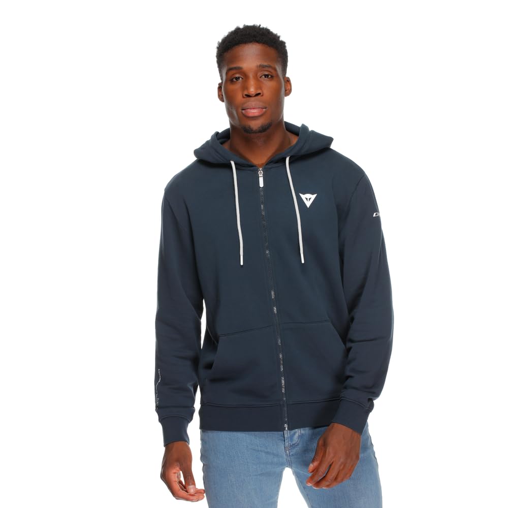 Dainese Speed Demon Full-Zip Hoodie Sudadera de Algodón con Capucha y Cremallera Hombre (Pack de 1)