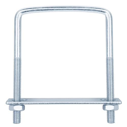 Miniatura 28 de Perno en U cuadrado para remolque, M8 x 3-1/4" x 4-5/8", acero galvanizado