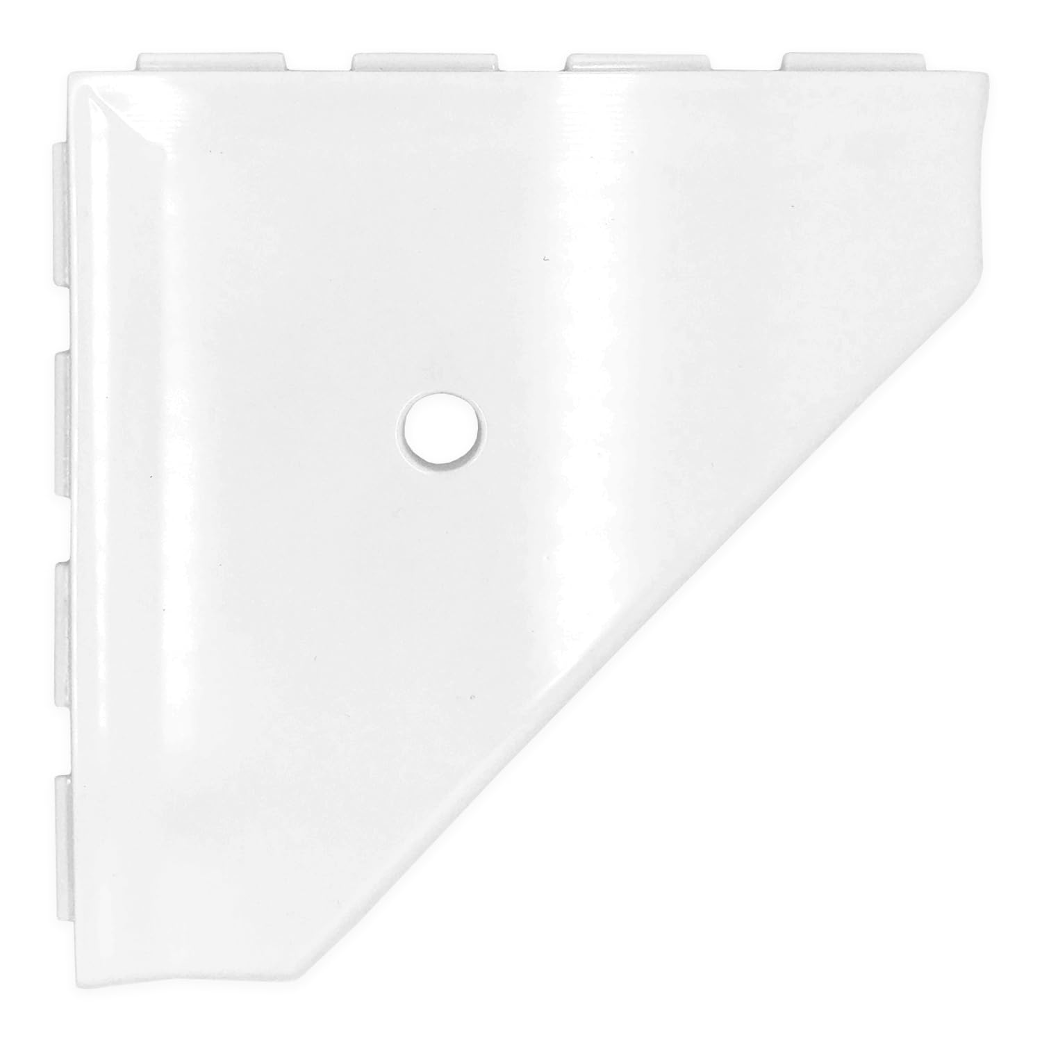 Questech 10 Corner Shower Shelf - Lugged for New Construction Shower Organizer for Tiled Walls Corner Caddy Soap